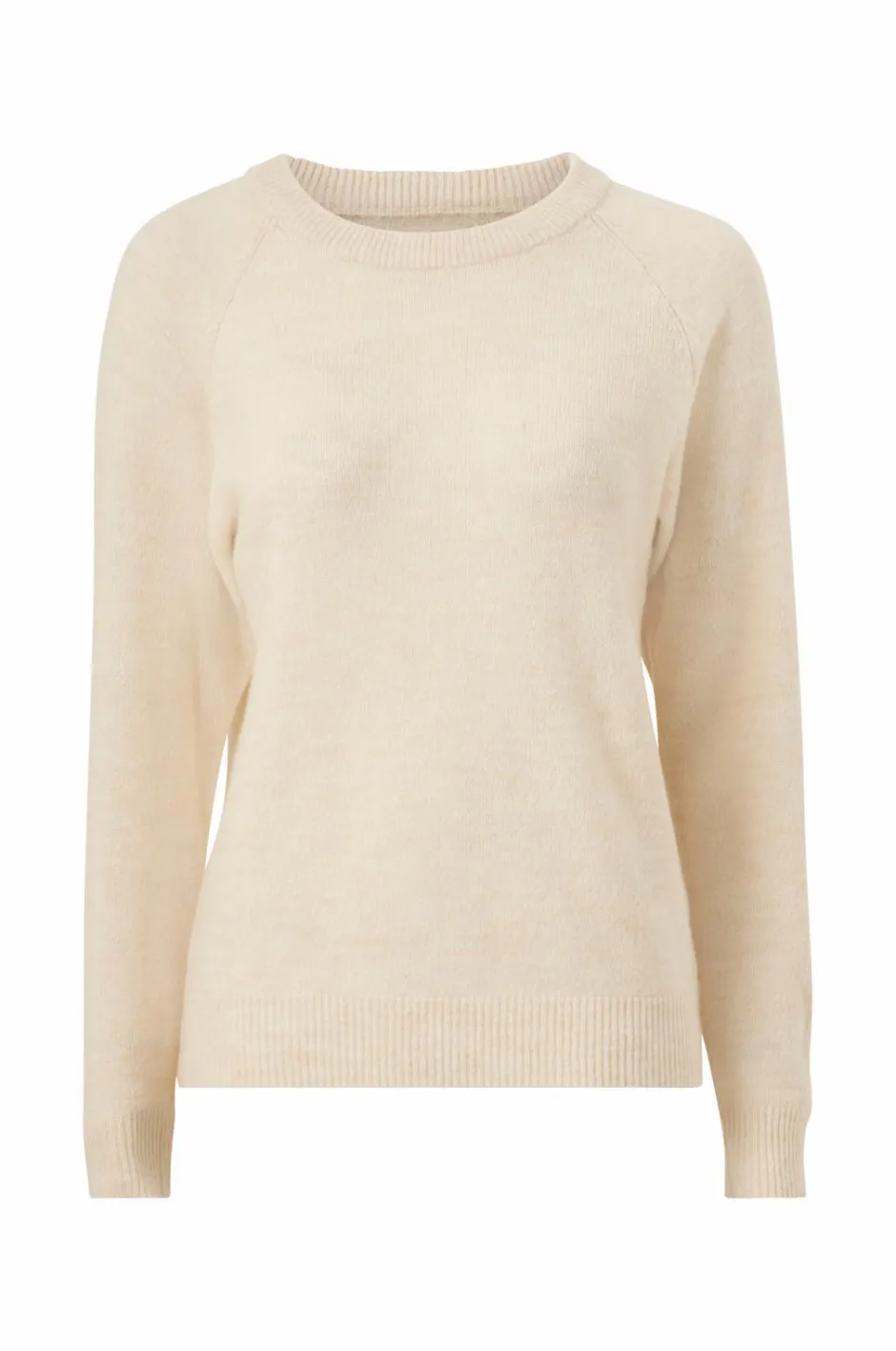 Outlet Collection Strikket trøje med rund hals Dame Basistøj|Trøjer & Cardigans