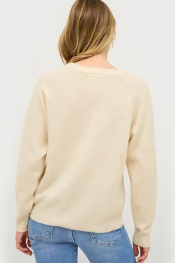 Outlet Collection Strikket trøje med rund hals Dame Basistøj|Trøjer & Cardigans