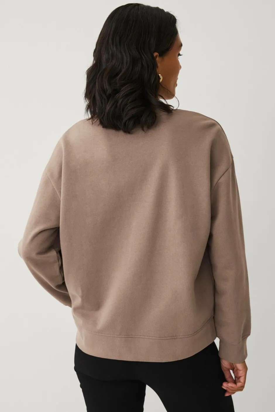 Clearance Collection Sweatshirt med børstet inderside Dame Sweatshirts & Hoodies