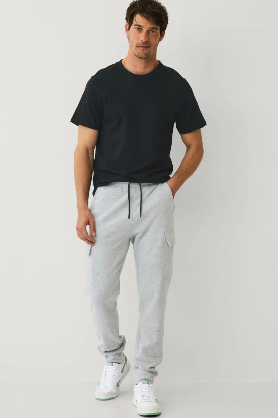 Online Collection Sweatbukser med benlommer Bukser