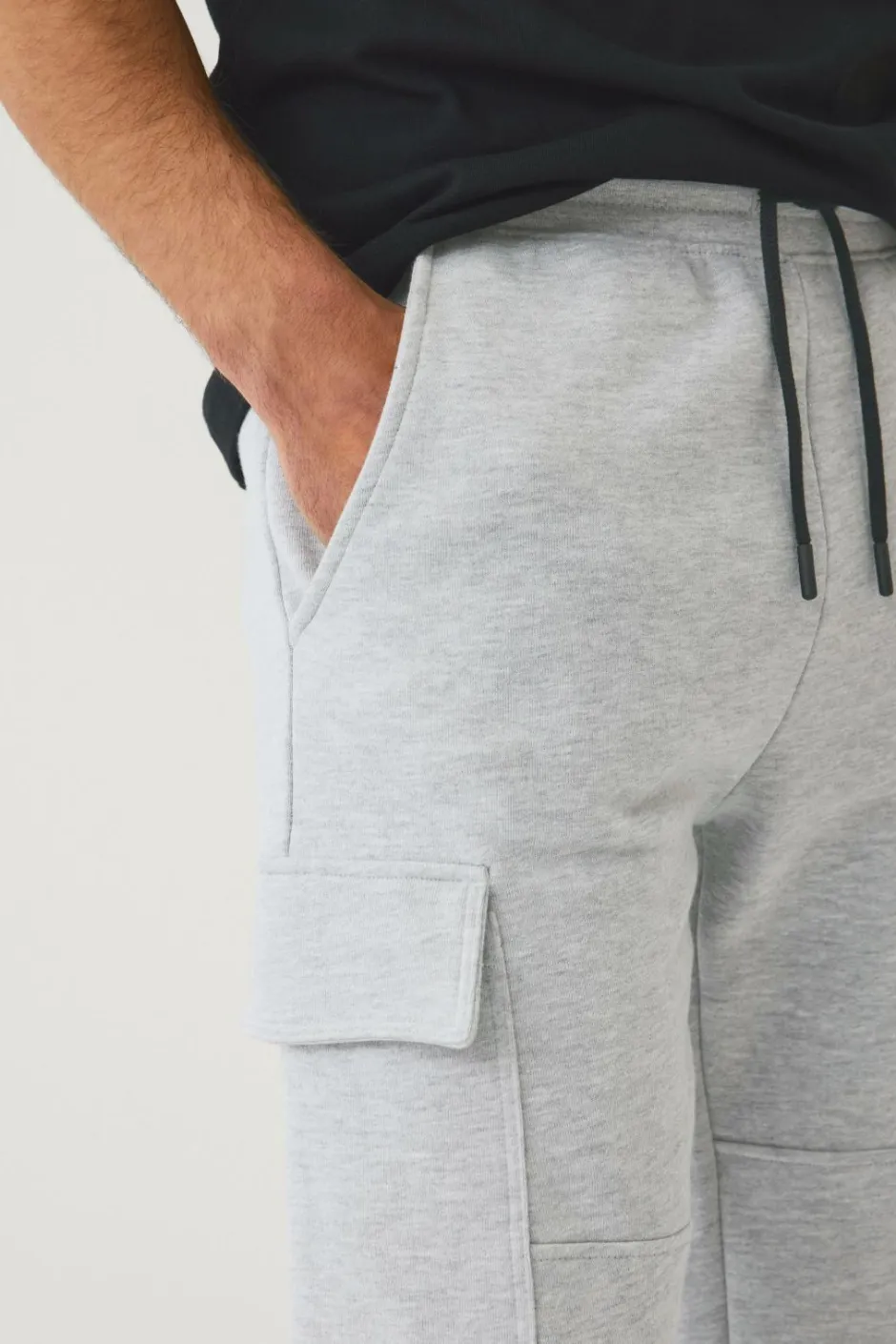 Online Collection Sweatbukser med benlommer Bukser