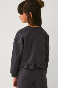 Ellos Collection Sweatshirt med volant^Børn Sweatshirts & Hoodies
