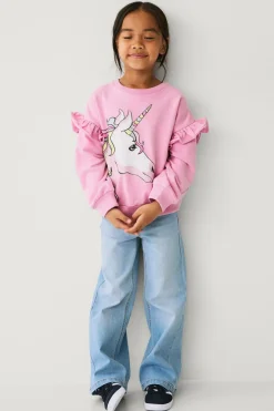 Hot Collection Sweatshirt med flæser Børn Sweatshirts & Hoodies