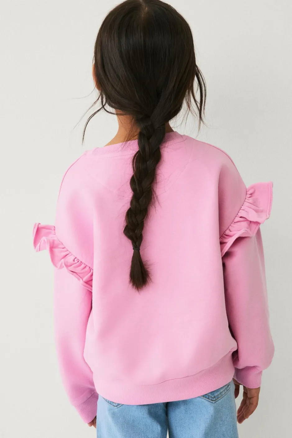 Hot Collection Sweatshirt med flæser Børn Sweatshirts & Hoodies