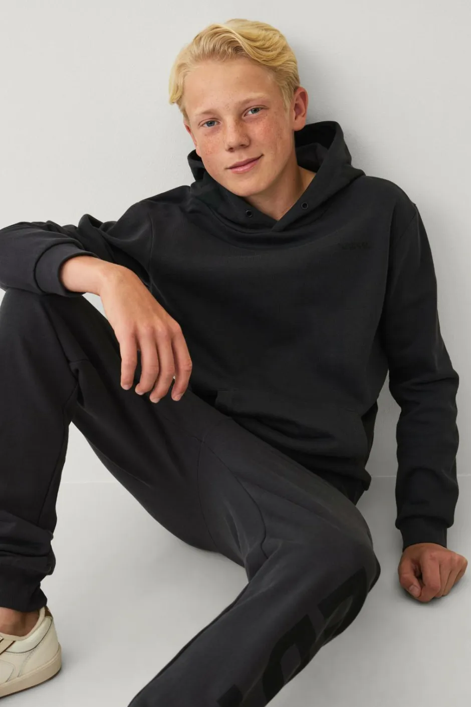Ellos Collection Sweatshirt med hætte og print^Børn Sweatshirts & Hoodies