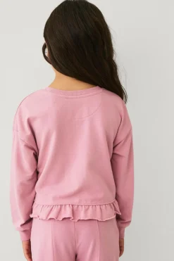 Ellos Collection Sweatshirt med volant^Børn Sweatshirts & Hoodies