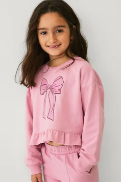 Ellos Collection Sweatshirt med volant^Børn Sweatshirts & Hoodies
