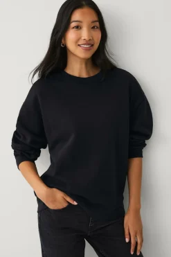 New Collection Sweatshirt med børstet inderside Dame Sweatshirts & Hoodies