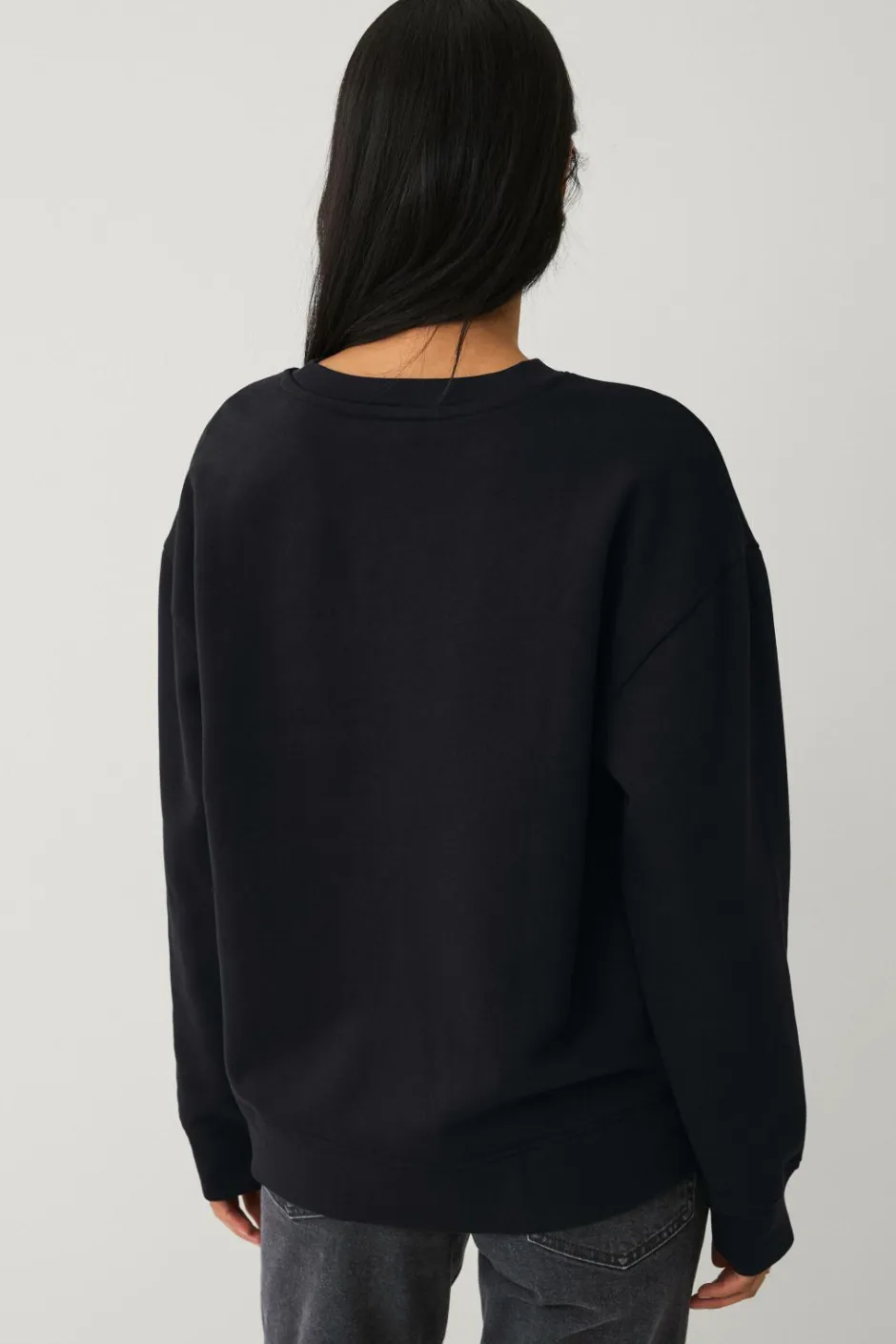 New Collection Sweatshirt med børstet inderside Dame Sweatshirts & Hoodies