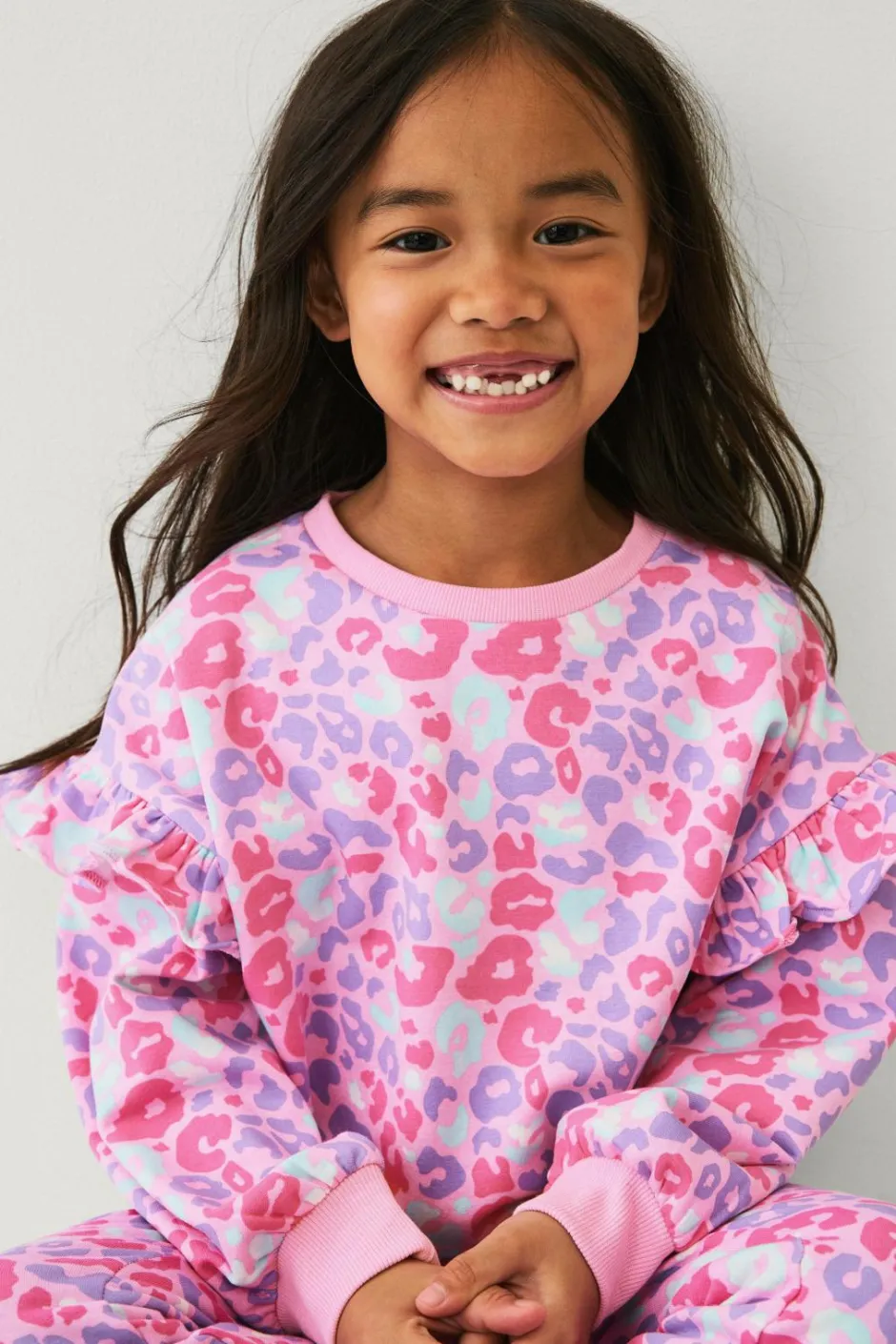 Clearance Collection Sweatshirt med flæser Børn Sweatshirts & Hoodies