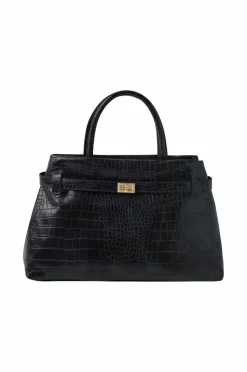 Online Collection Taske med gulddetaljer Dame Tasker