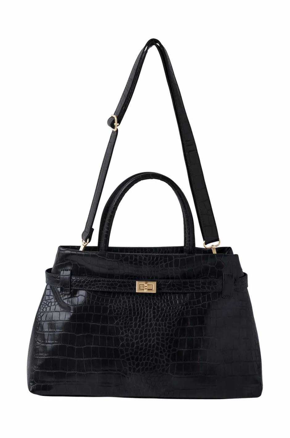 Online Collection Taske med gulddetaljer Dame Tasker