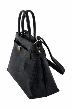 Online Collection Taske med gulddetaljer Dame Tasker