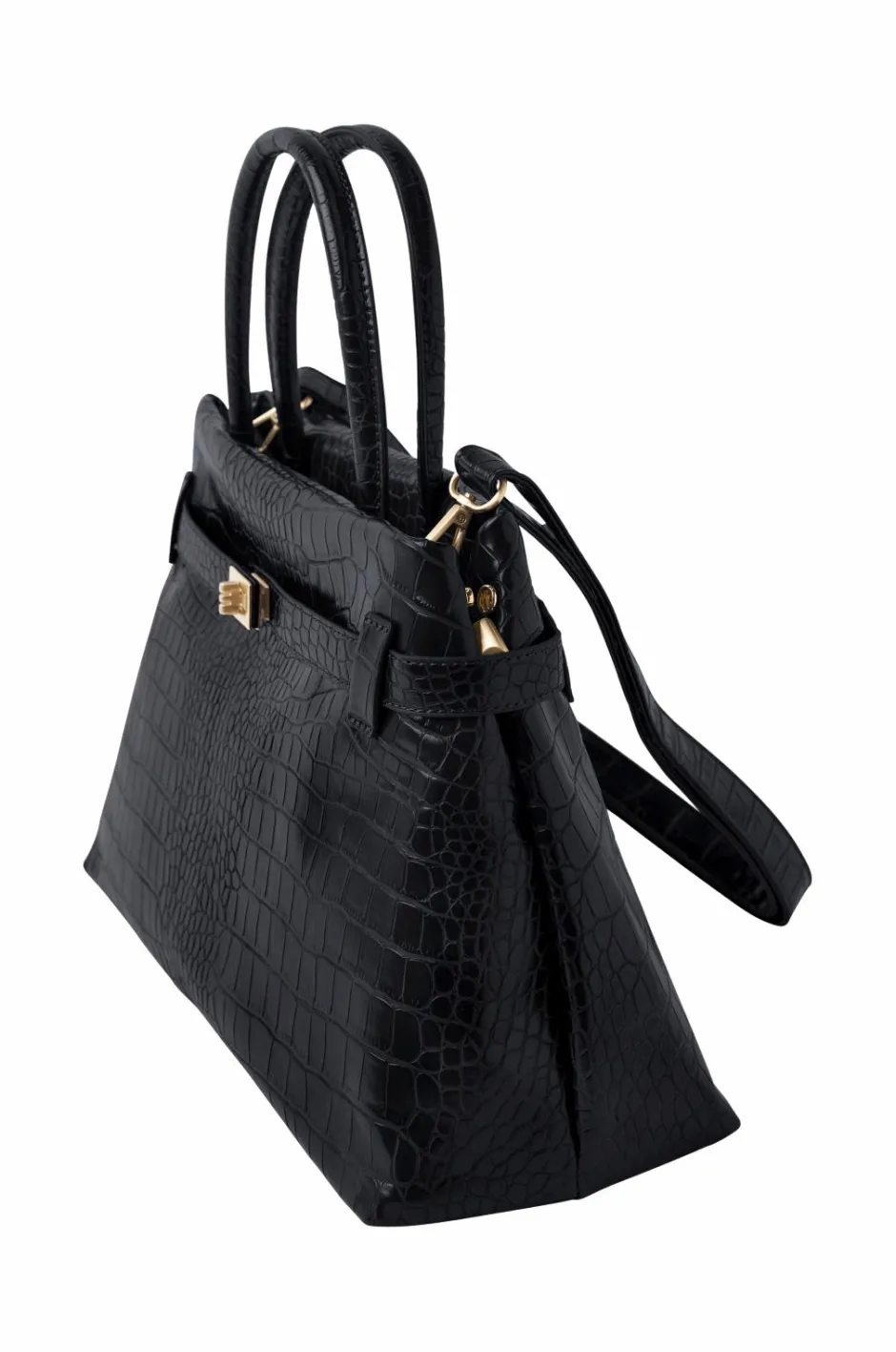 Online Collection Taske med gulddetaljer Dame Tasker