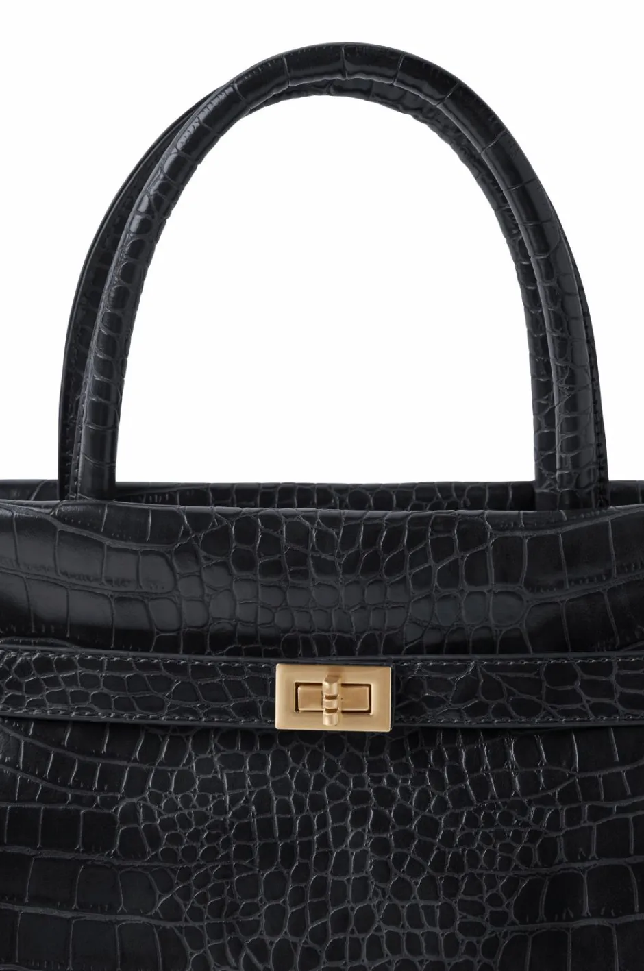 Online Collection Taske med gulddetaljer Dame Tasker