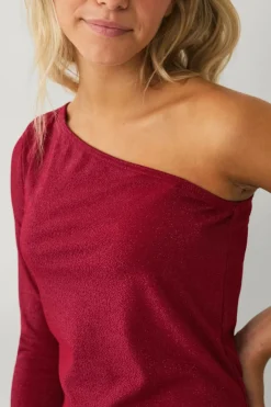 Hot Collection Top med et ærme og lurex Børn Toppe & T-Shirts