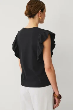 New Collection Top med flagrende ærme Dame Toppe & Tank-Toppe