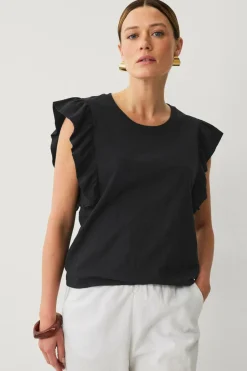 New Collection Top med flagrende ærme Dame Toppe & Tank-Toppe
