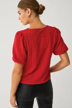 Sale Collection Top med ballonærmer Dame Toppe & Tank-Toppe
