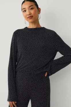Ellos Collection Top med rhinstene^Dame Toppe & Tank-Toppe
