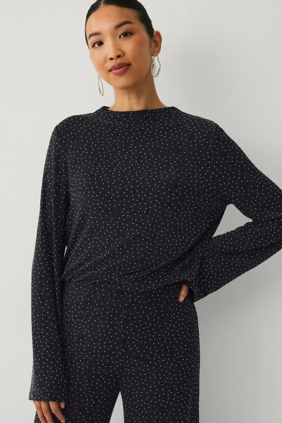 Ellos Collection Top med rhinstene^Dame Toppe & Tank-Toppe