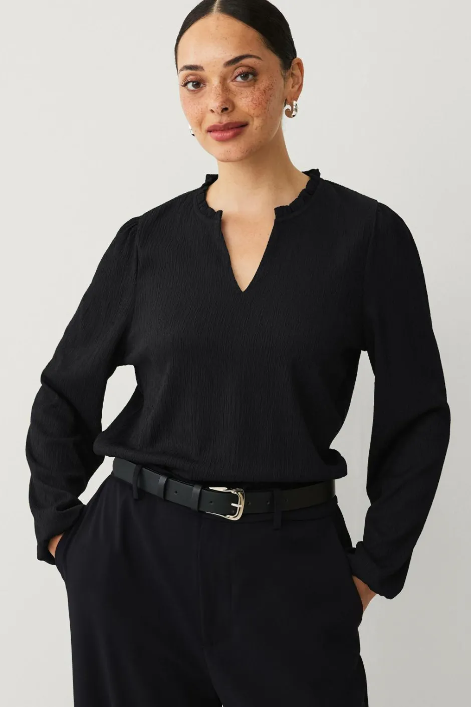 Outlet Collection Top med struktur Dame Toppe & Tank-Toppe
