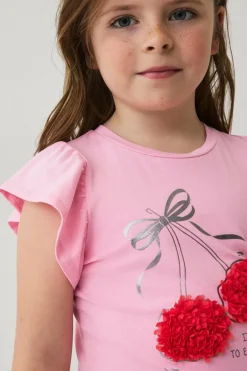 Ellos Collection Top med sommerfugleærmer^Børn Toppe & T-Shirts