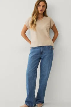 Hot Collection Top med v-hals Dame Basistøj