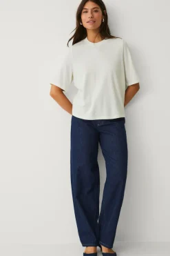 Hot Collection Top i kraftig strik Dame Basistøj