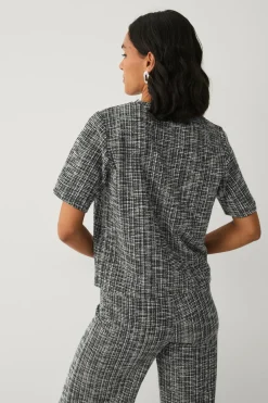 Clearance Collection Top med bouclé-struktur Dame Toppe & Tank-Toppe
