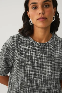 Clearance Collection Top med bouclé-struktur Dame Toppe & Tank-Toppe