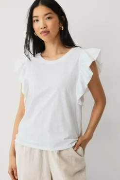 Best Collection Top med flagrende ærme Dame Toppe & Tank-Toppe