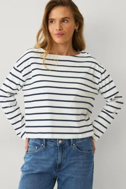 Hot Collection Top med afslappet pasform Dame Basistøj
