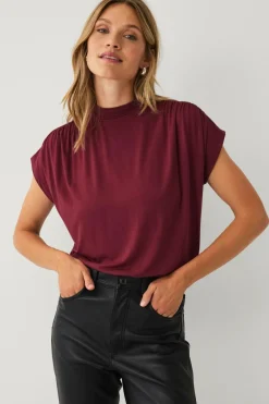 Ellos Collection Top med rynkede detaljer^Dame Toppe & Tank-Toppe
