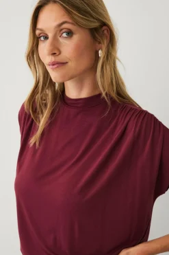 Ellos Collection Top med rynkede detaljer^Dame Toppe & Tank-Toppe