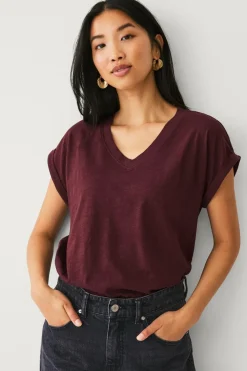 Ellos Collection Top med v-hals^Dame Basistøj|Toppe & Tank-Toppe