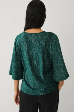New Collection Top med sommerfugleærme Dame Toppe & Tank-Toppe