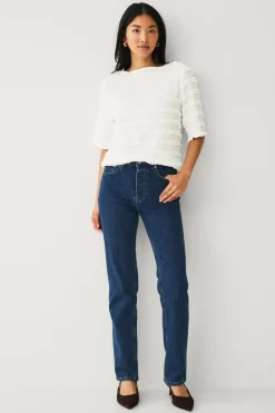 Sale Collection Top med flæsekanter Dame Toppe & Tank-Toppe