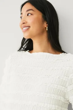 Sale Collection Top med flæsekanter Dame Toppe & Tank-Toppe