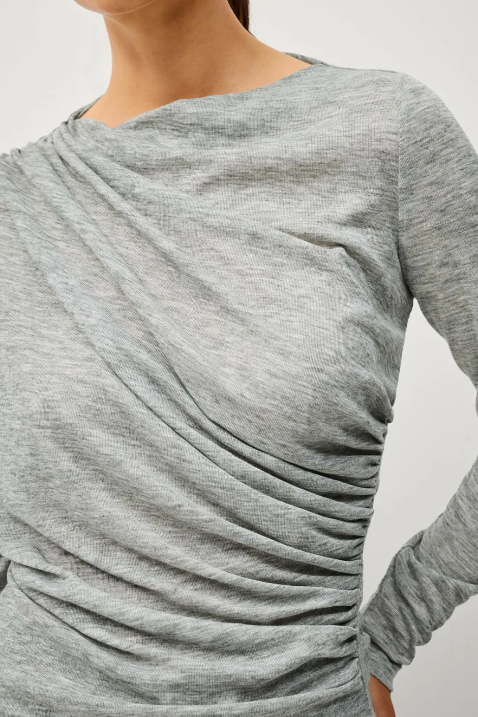 Clearance Collection Top med drapering Dame Toppe & Tank-Toppe