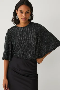 Ellos Collection Top med sommerfugleærme^Dame Toppe & Tank-Toppe