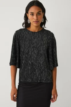Ellos Collection Top med sommerfugleærme^Dame Toppe & Tank-Toppe