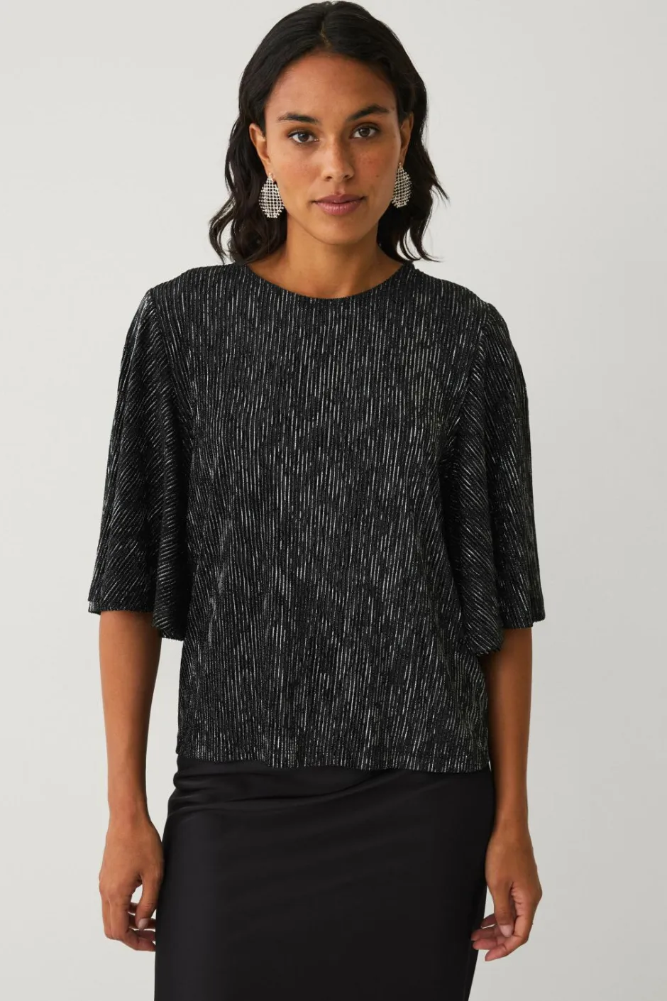 Ellos Collection Top med sommerfugleærme^Dame Toppe & Tank-Toppe