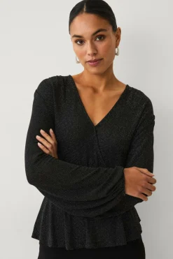 Ellos Collection Top med peplumdesign^Dame Toppe & Tank-Toppe