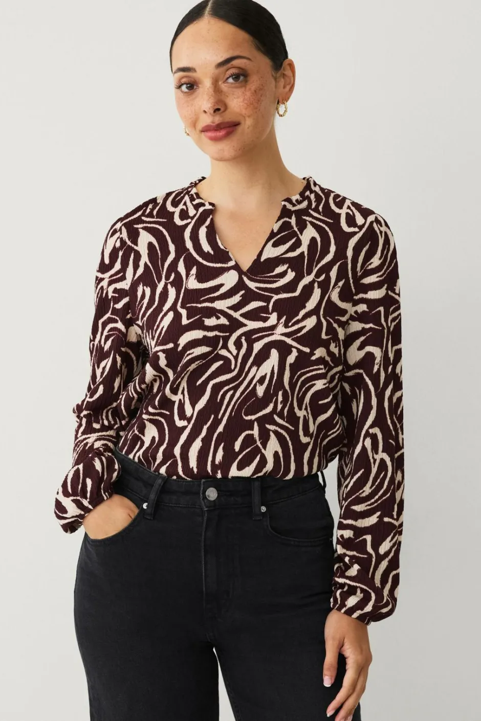 Clearance Collection Top med struktur Dame Toppe & Tank-Toppe