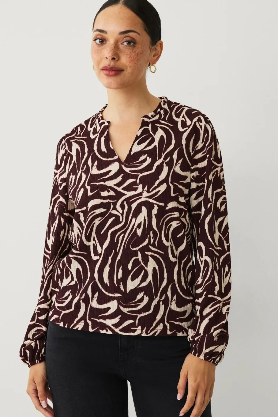 Clearance Collection Top med struktur Dame Toppe & Tank-Toppe