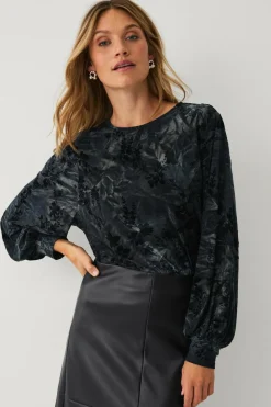 Collection Top med ballonærmer Dame Toppe & Tank-Toppe