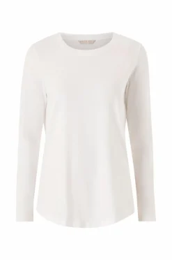 Clearance Collection Top i blød bomuldsblonde Dame Basistøj