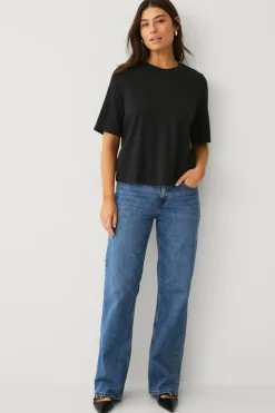 Clearance Collection Top i kraftig strik Dame Basistøj