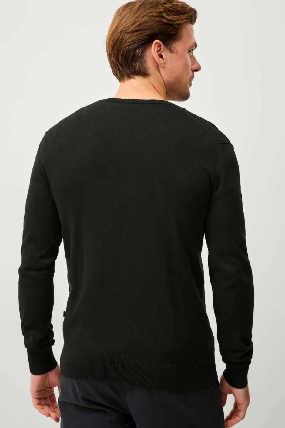Outlet Collection Trøje med V-hals Basistøj|Trøjer